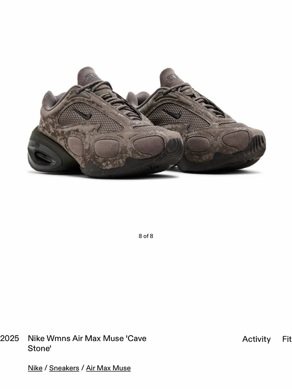 Nike Air Max Muse Women's Sneakers - Taupe Brown
